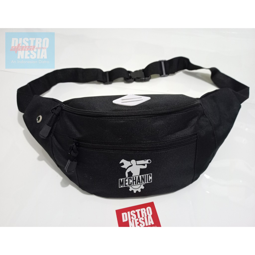 WaistBag Tas Kerja Mekanik Model Selempang / Wist Bag Mechanic pria keren simple