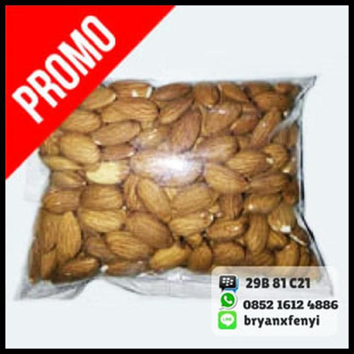 

Z9Ej Kacang Almond Original Roasted Almon Panggang Kupas Kulit 250 Gr 1/4Kg Va2R