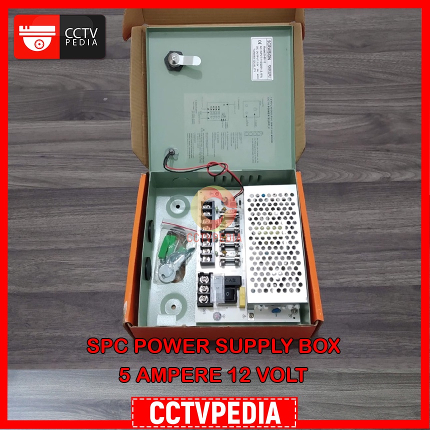 POWER SUPPLY BOX 5 AMPERE 12 VOLT