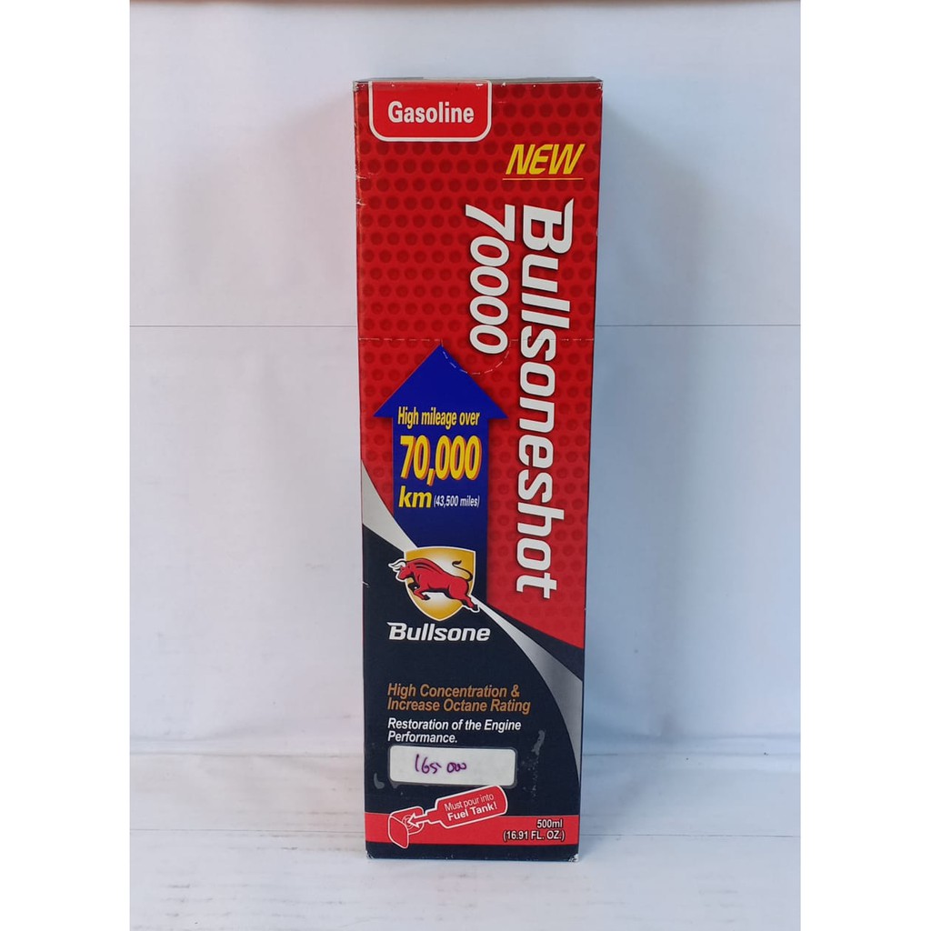 BULLSONE SHOT 70000 GASOLINE BENSIN HIGH CONCENTRATION 500ml