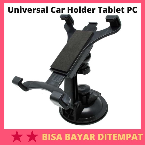 Universal Car Holder untuk Tablet PC / Alat Tempat Handle Senderan Sandaran Penjepit Pencapit Penaha