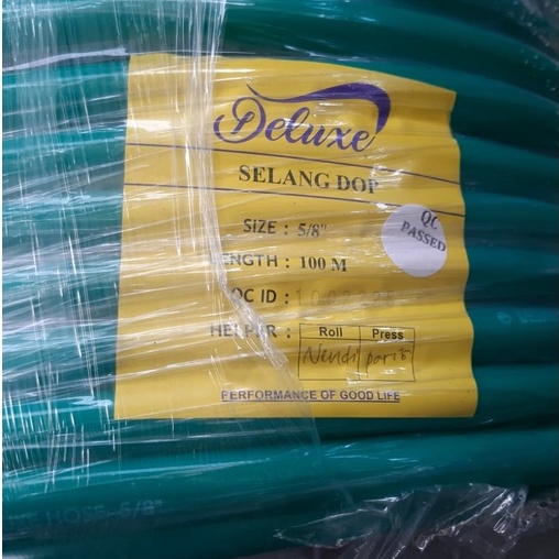 SELANG AIR DOP ELASTIS 5/8&quot; 100M / SELANG ELASTIS WARNA / SELANG TAMANN KEBUN/Selang Air Dop Doff Elastis /SELANG DOP PERAIRAN/SELANG ELASTIS LENTUR SELANG KEBUN TAMAN PERAIRAN BERKUALITAS