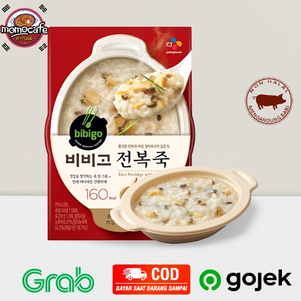 

CJ Bibigo Rice Porridge With Abalone 280g - Bubur Abalon Made In Korea