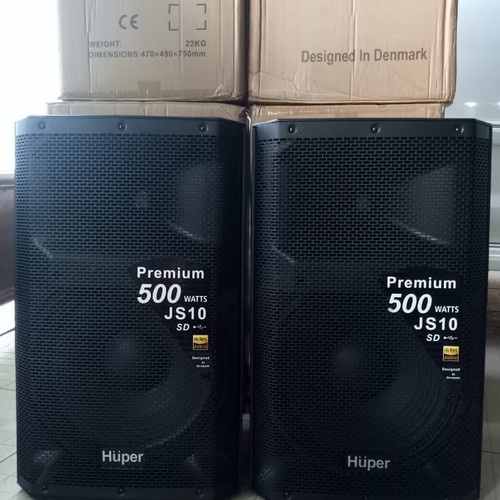 SPEAKER AKTIF HUPER JS-10 ( 1 SET AKTIF & PASIF) (ORIGINAL GARANSI)