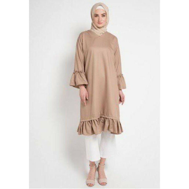 Tunik Jumbo Big size Premium Import Bangkok Terbaru Busui Kekinian Motif Hitam Putih Polos Murah