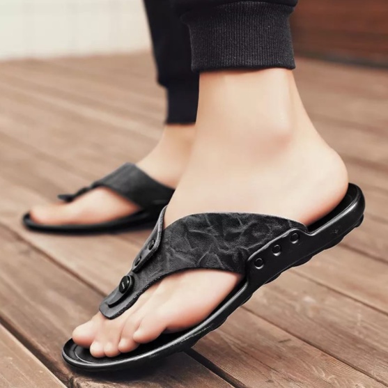 Sandal Pria Kulit Joymen 18 Jepit lokal