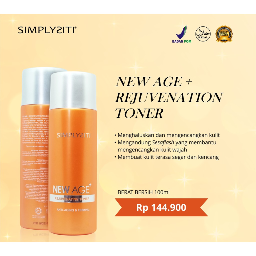 SIMPLYSITI NEW AGE+ REJUVENATING TONER