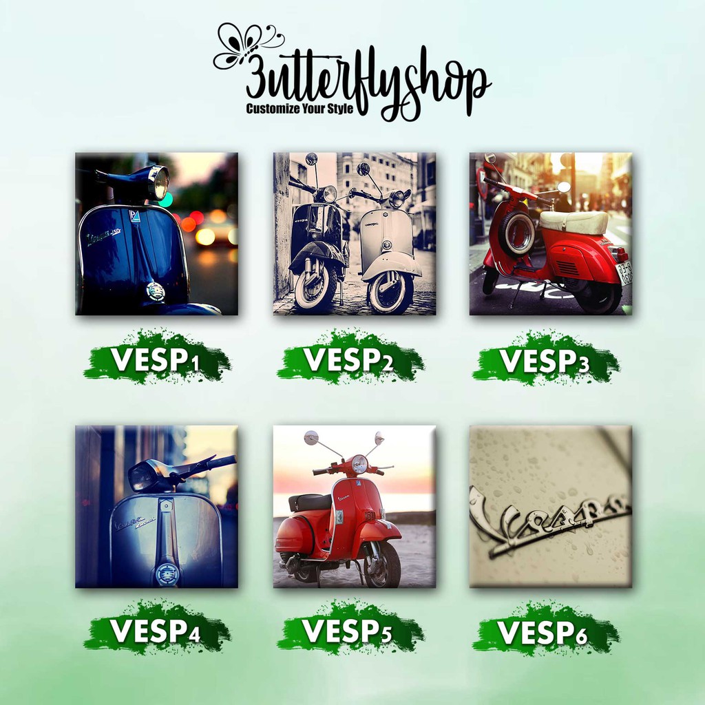 [DECOR] Vespa motor dekorasi foto hiasan dinding poster tempelan Pajangan kayu