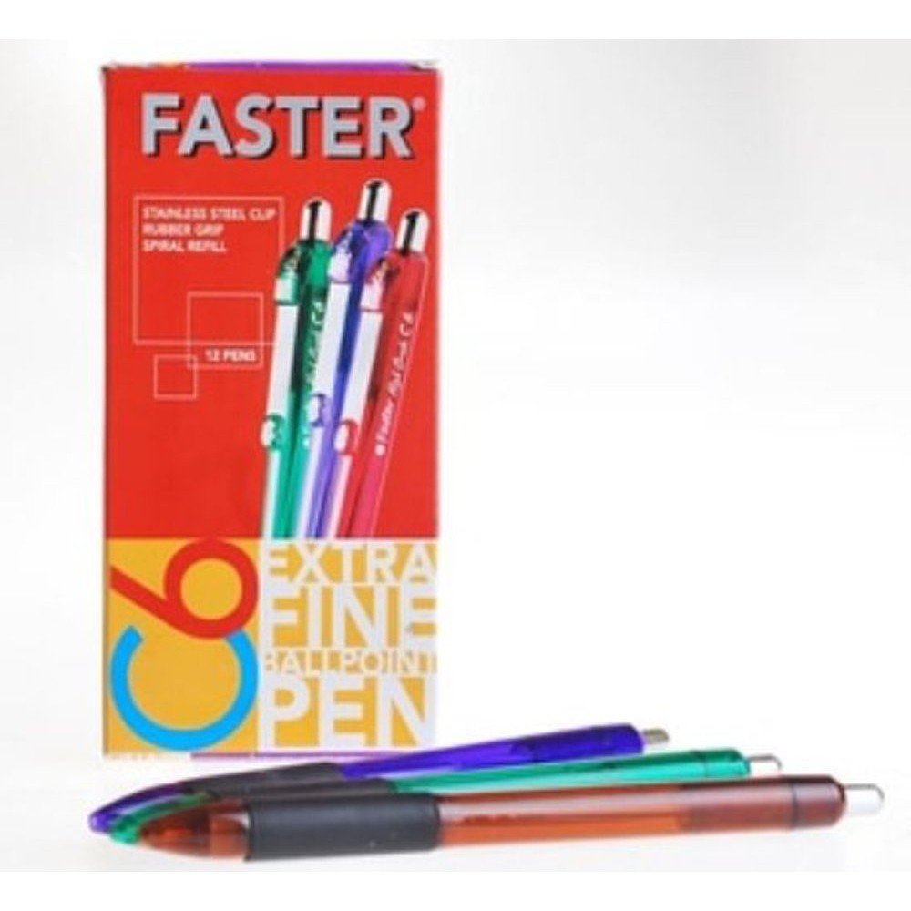 

Silakan Order Pulpen Faster C6 Cetek atk terlaris