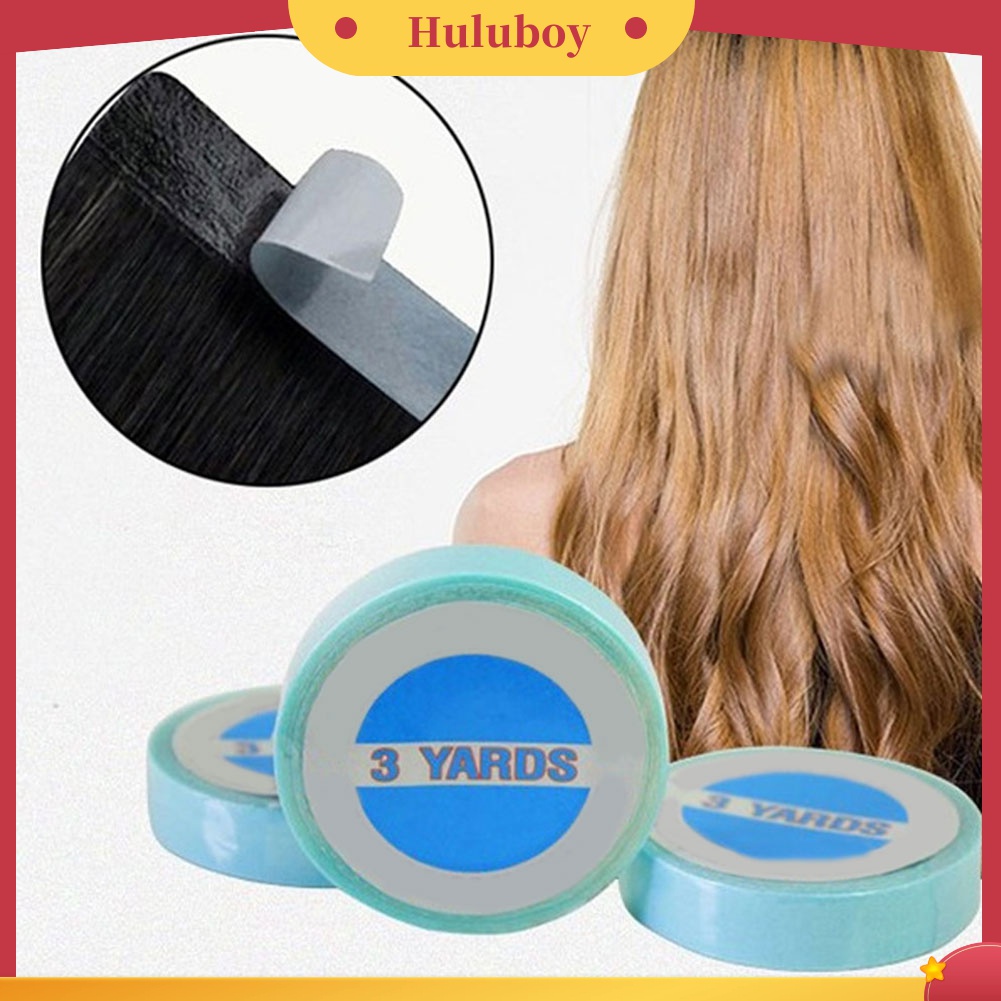 Huluboy Huluboy♡ 3m / Roll Tape Perekat Dua Sisi Tanpa Jejak Untuk Wig Rambut Extension