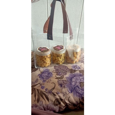 

Tas mika/transparan ready stok30x20x10