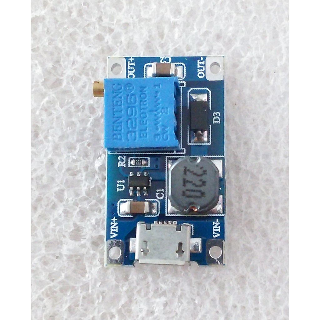 Micro 2a MT3608 step up DC-DC modul