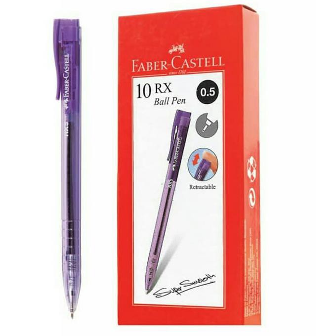 

Pena Faber-Castell Rx 0.5Mm Hitam Body Violet Vlle Ayo Beli