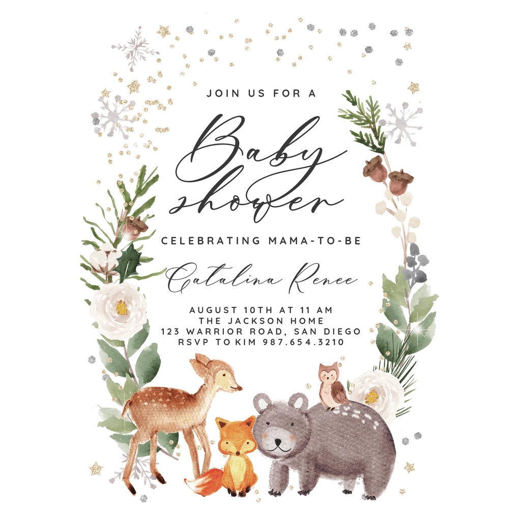 Undangan Aqiqah / undangan ulang tahun anak BISA CETAK