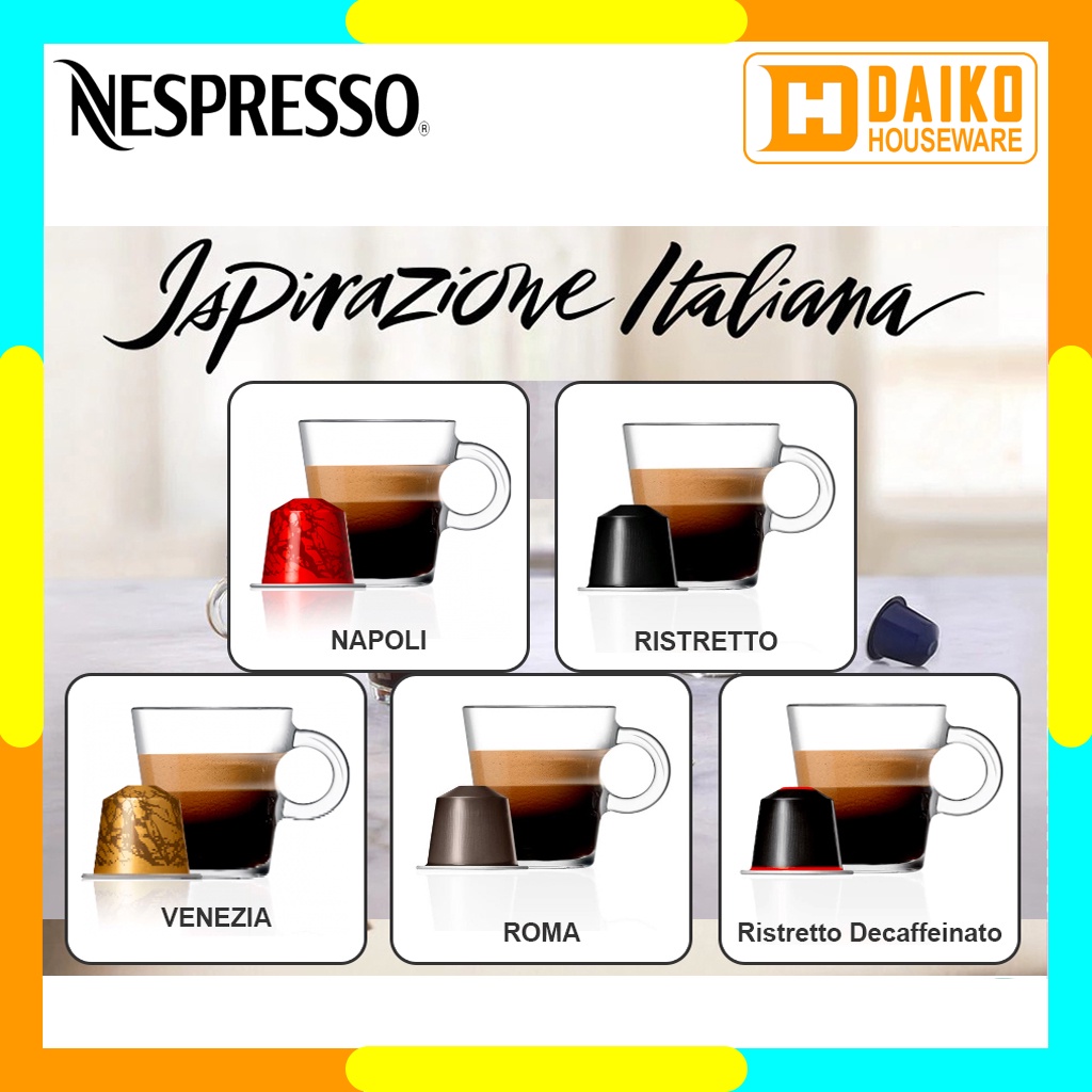 Capsule Nespresso Ispirazione Italiana Original Nestle 1 Pack Coffee - Kopi Kapsul Expired Panjang