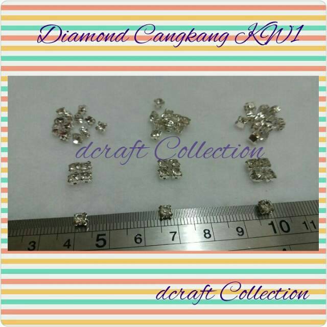 Aplikasi Diamond Cangkang KW1 per lusin