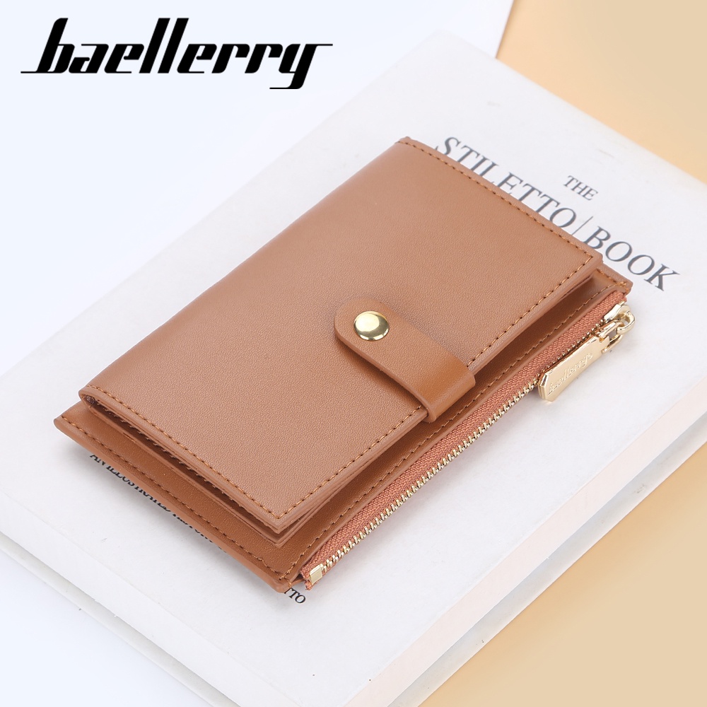 BAELLERRY N8623 Dompet Kartu Wanita Dompet Kecil Wanita Bahan Kulit PU Leather Premium WATCHKITE WKOS