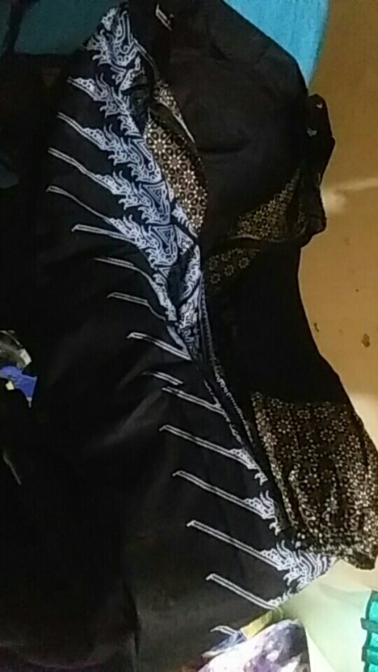 Gamis Batik Cardi Modang Kembang Titiek Batik Solo 2838 Batik Pekalongan