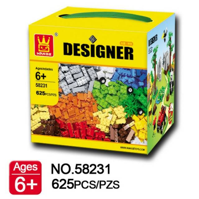 Lego/brick/bricks/mainan anak/hadiah anak/mainan kreatif/lego kecil/lego designer/wange/edukatif