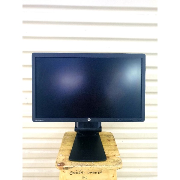 Led monitor Hp Elitedisplay E221 22 inc wide fullhd resolusi 1920x1080 model kaki vertikel