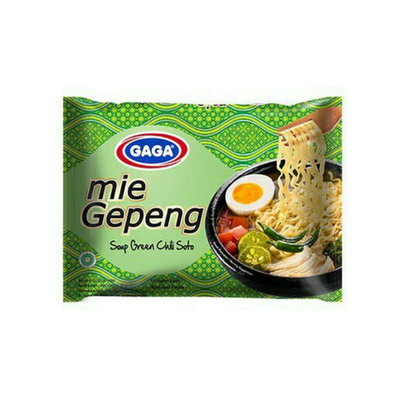 

Mie Gepeng Gaga Kuah Soto Cabai Ijo