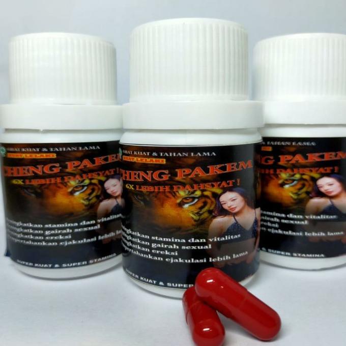 Kapsul Herbal Cheng Pakem+Obat Kuat Pria