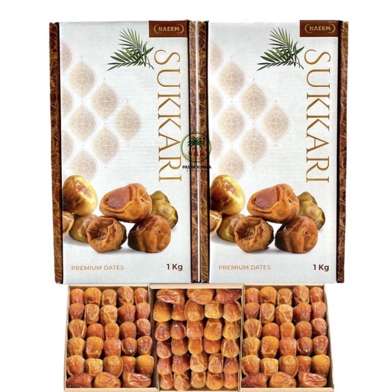 

Kurma Sukari 1kg Sukary Qassim 500 gram Kurma Saudi Basah