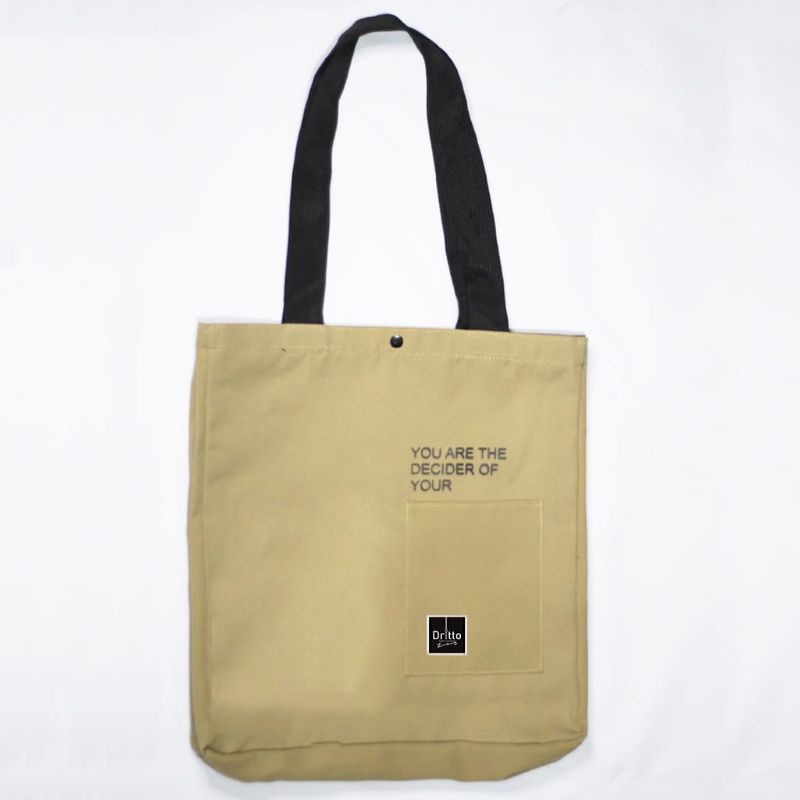 Tote Bag Kuliah Simple - Totebag Kanvas