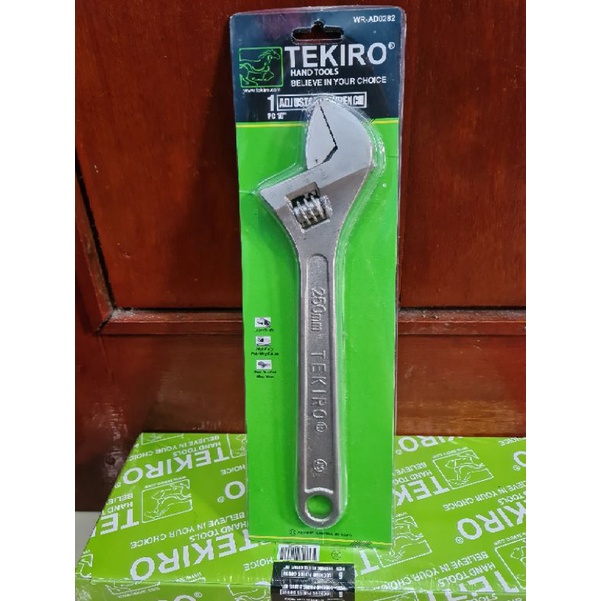 Kunci Inggris Tekiro 10 inch / Adjustable Wrench 10 INCH