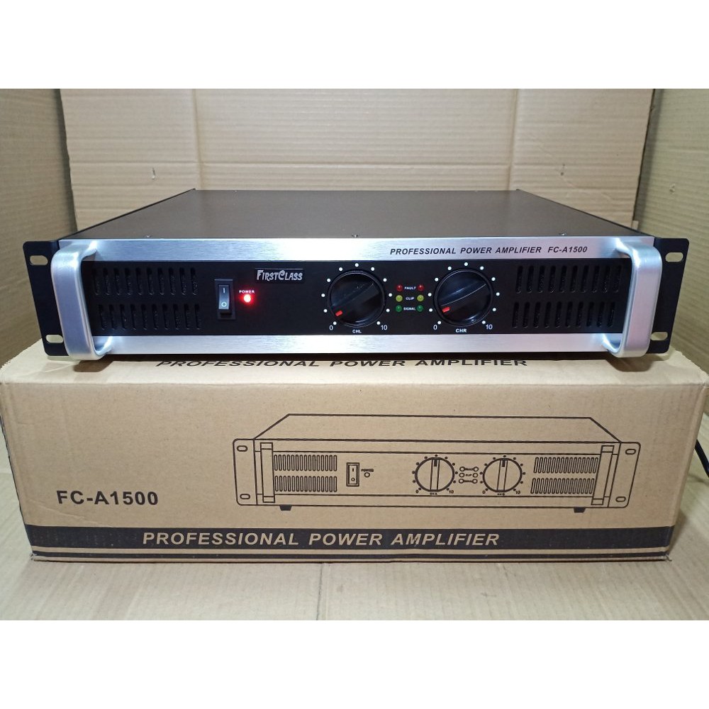 POWER AUDIO SOUND SYSTEM FIRSTCLASS FC A1500  AMPLIFIER FCA 1500