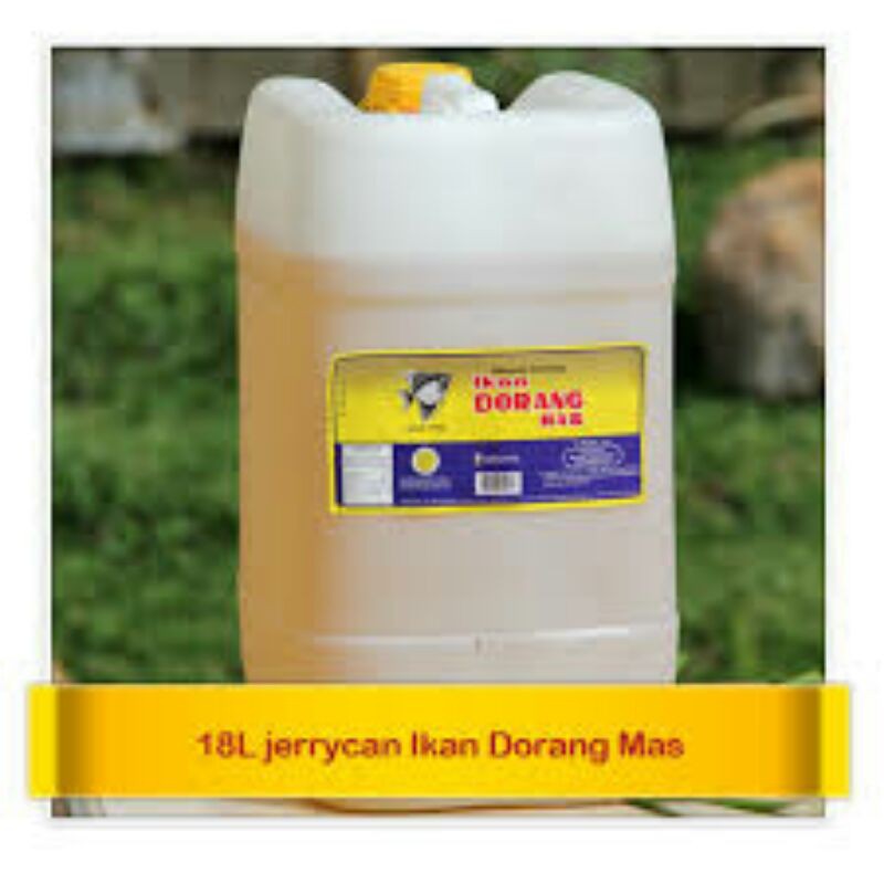 

Minyak ikan dorang mas 18 liter