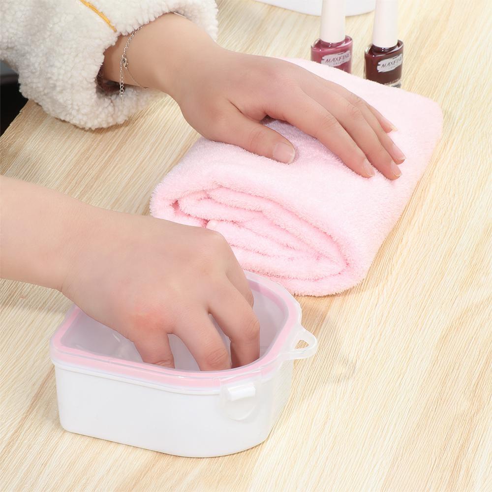 R-flower Nail Soaking Bowl Peralatan Nail Art Nail Spa Penghilang Kulit Mati Soak off Remover