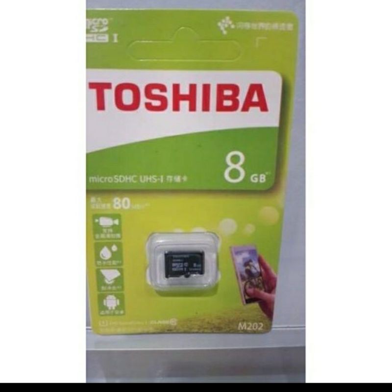 Mmc micro Sd Toshiba 8 gb kualitas bagus