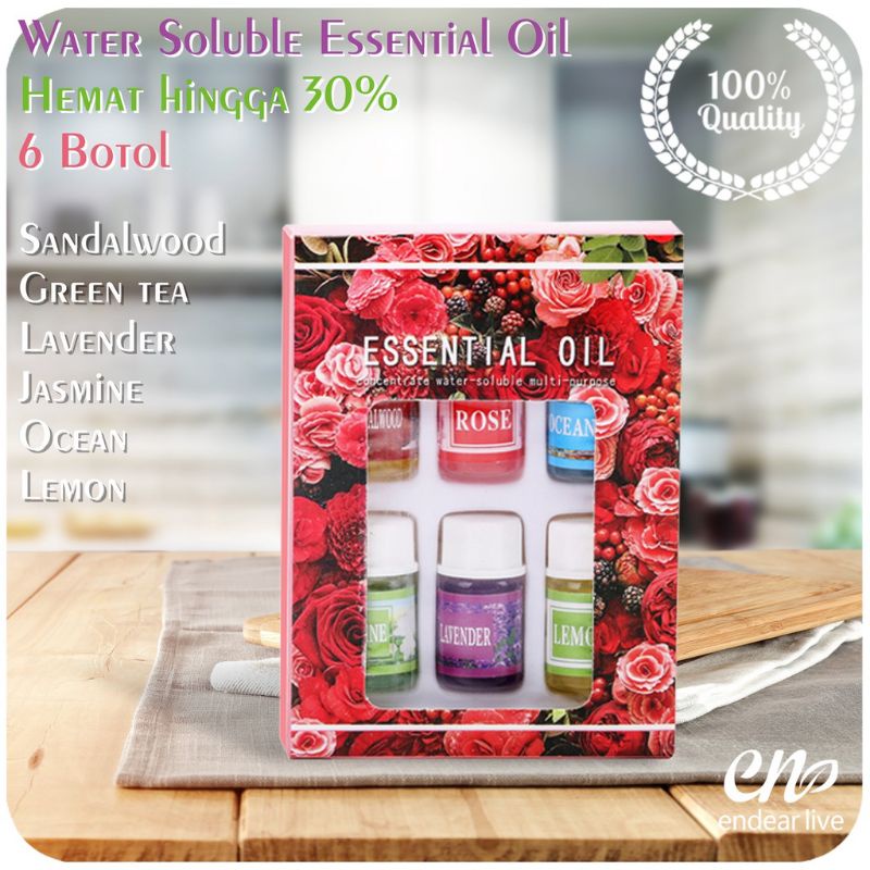 Humidifier Ruangan Diffuser Aroma Terapi Bonus Aroma 6pcs
