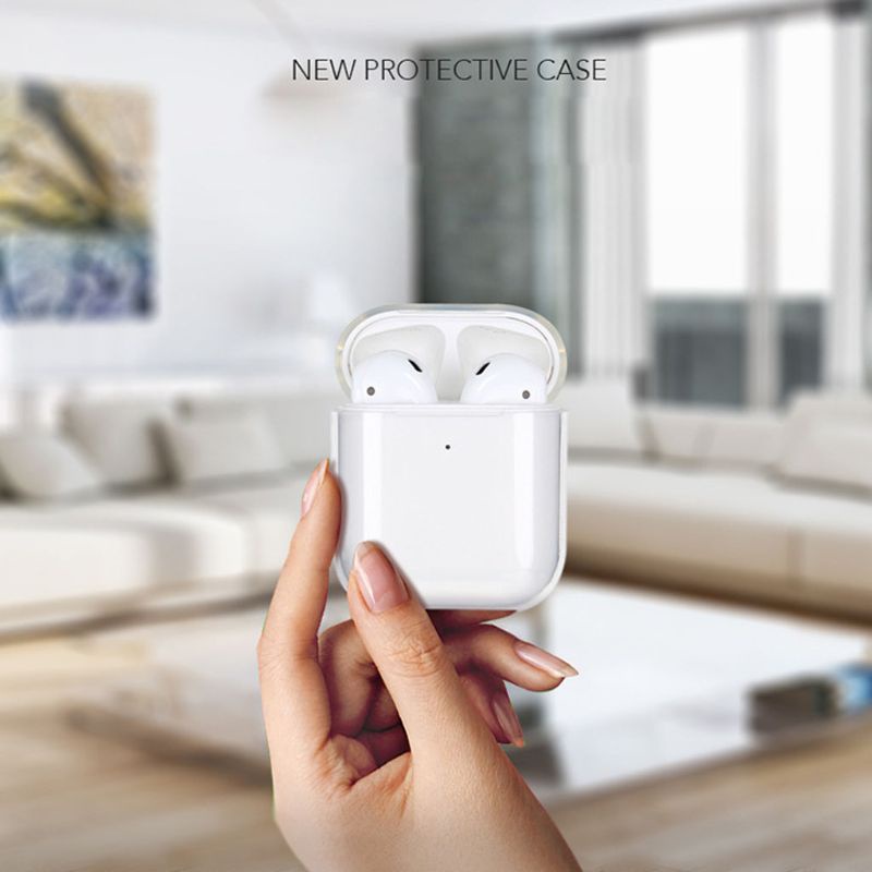 Vivi Casing Soft Case Tpu Transparan Untuk Airpods 1 / 2