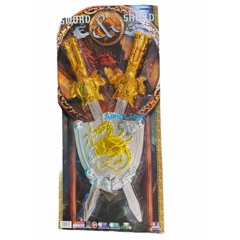 Jual Mainan Pedang  Tameng Great Knight Sword Set Diskon