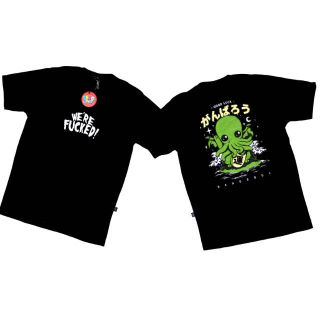 Kaos distro Deadsoul hitam A1