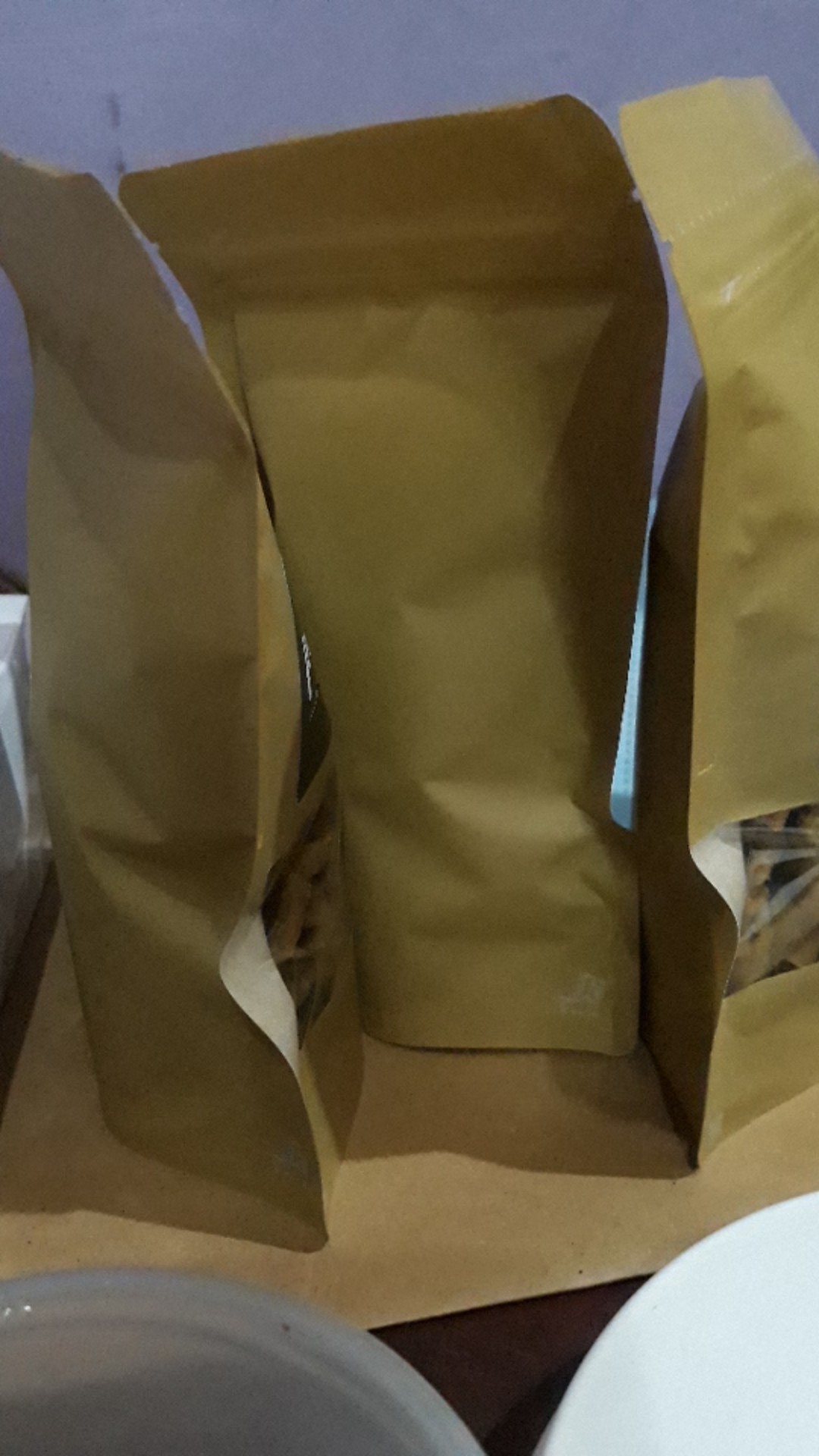 [isi 100] Standing Pouch Window Ecopack 13x20 Kpack/ Kertas Paper/ Craft Kraft/ Kemasan Kopi 100 Gr