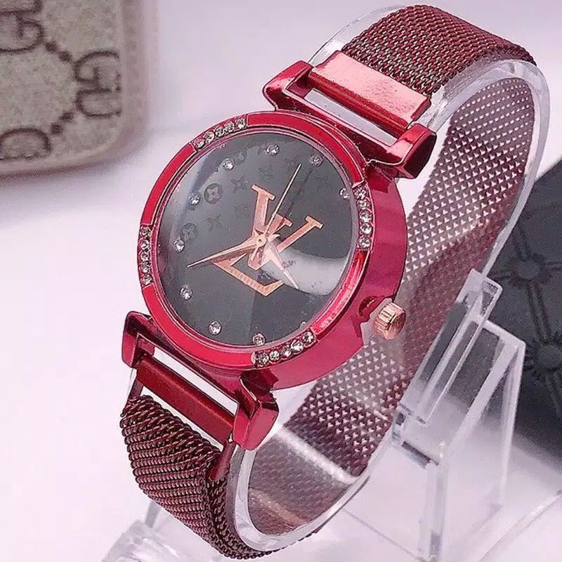 (Grosir)Jam Tangan Wanita Fashion VL Strap Magnet(Terima Cod)