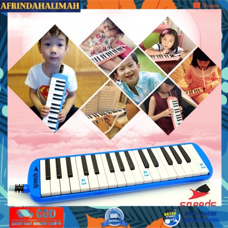 

{TERBARU} Pianika Tas Set Keyboard Mainan Anak Perlengkapan Sekolah - Biru