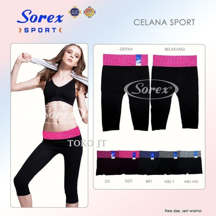 Celana Olahraga Wanita Sport Legging SOREX 610