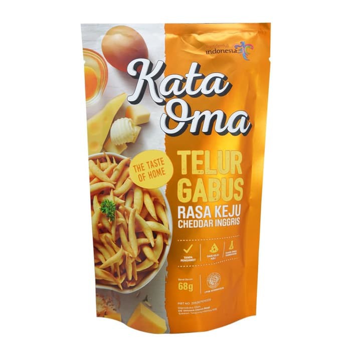 

Kata Oma Telur Gabus Varian Keju - 68gr