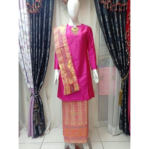 Set 3in1 Selendang Baju Kurung Melayu Original Butik