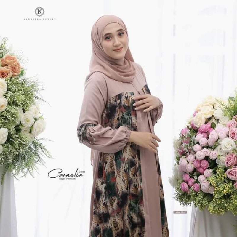 Carnelia dress nudhis ORI by Nadheera Luxury