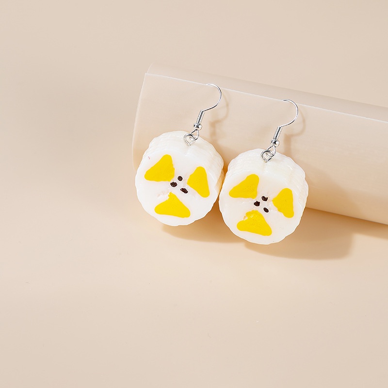 Anting Desain Kartun Buah Pisang Lemon Kentang Mangga Gaya Korea