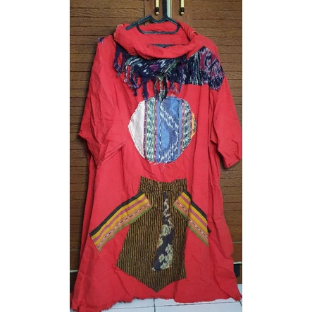 Preloved Dress Oversize Kain Tempel by Oerip Indonesia