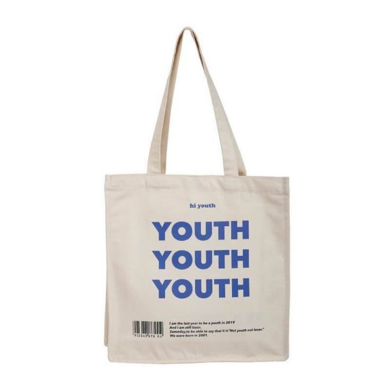 TOTEBAG HI YOUTH (crbn_cloth) Totebag quotes aesthetic