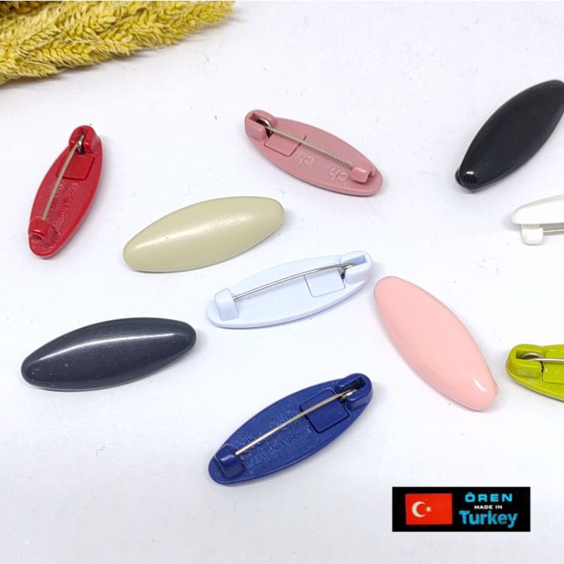 Bros pin kapsul BROS JILBAB Oval / BROS DAGU  Oren Turkey-1