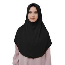 ZOYA HIJAB JILBAB INSTAN BERGO HUSNA CASUAL ZOYA ORI READY-HITAM 05