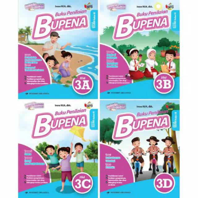 BUKU BEKAS BUPENA 1 PAKET KELAS 3 SD/MI ERLANGGA